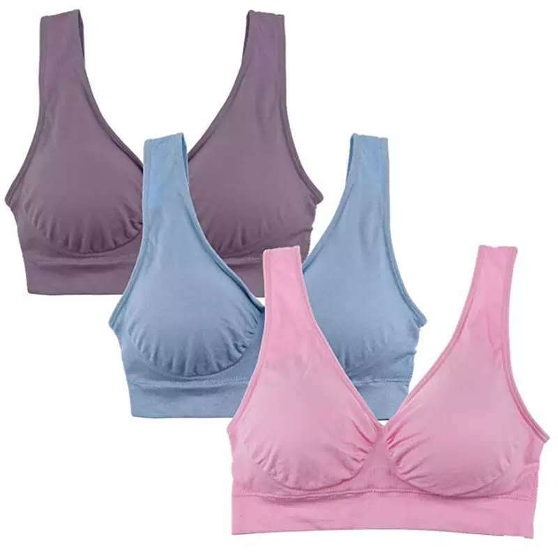 Shop Women Yoga Tank Tops Sports Bra Workout Fitness Running Crop Top