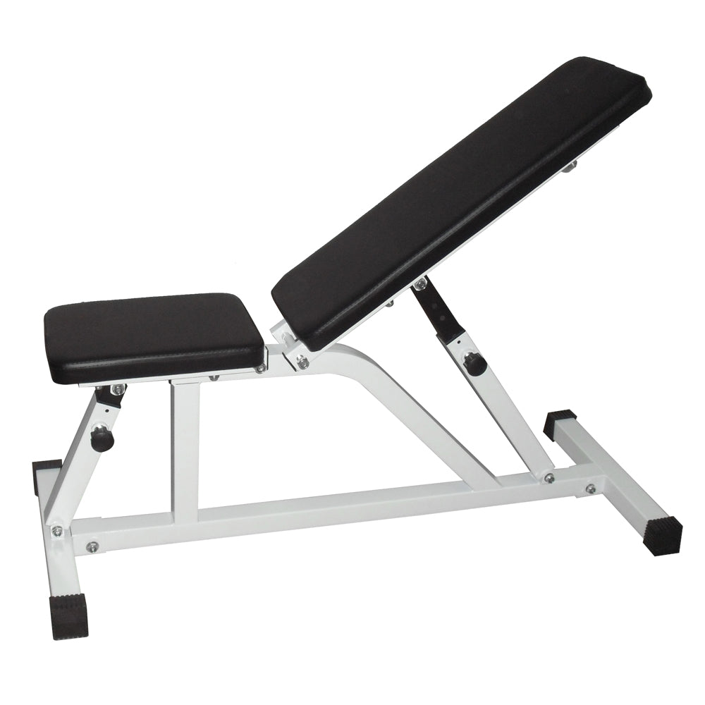 Shop N-085 Household Indoor Fitness Adjustable Dumbbell Stool Fitness Stool White & Black