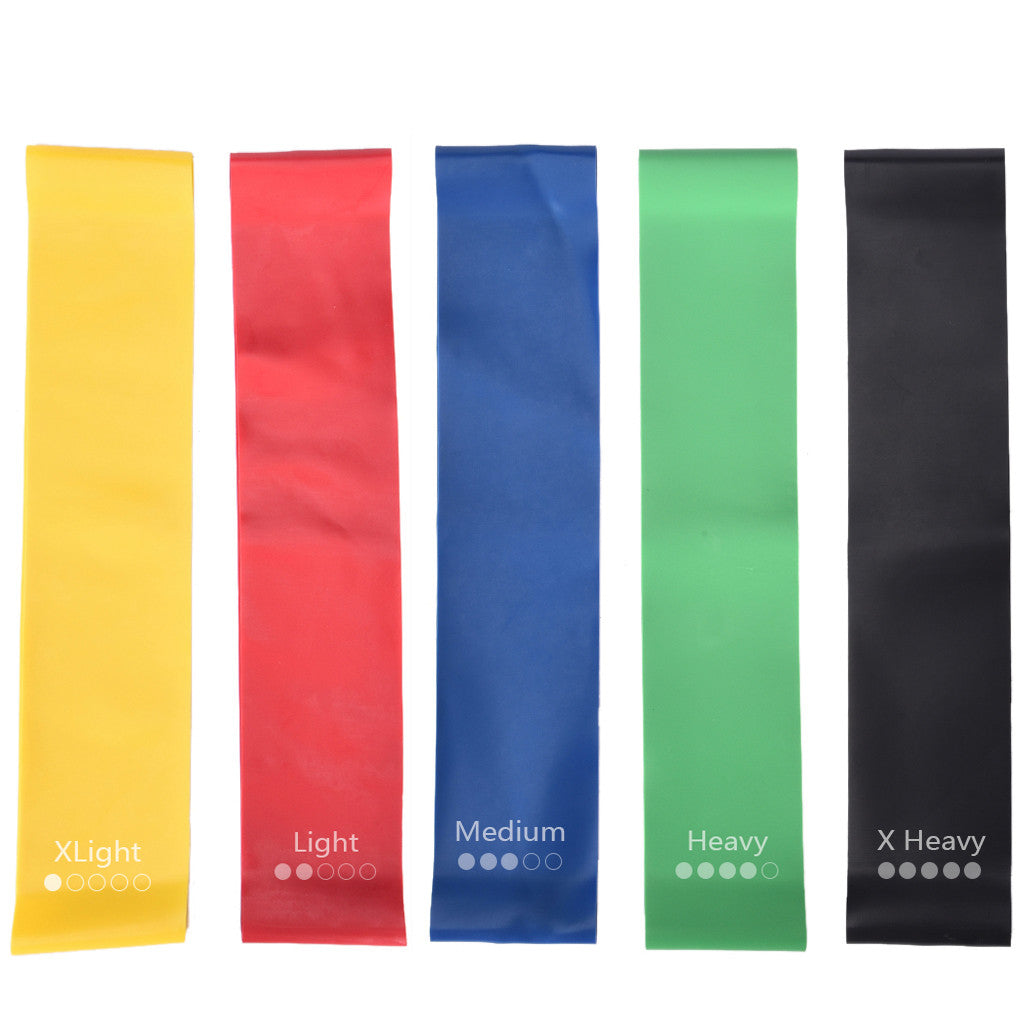 Shop Belt Set Strength Training Resistance Belt Yoga Training Belt, Set Of 5