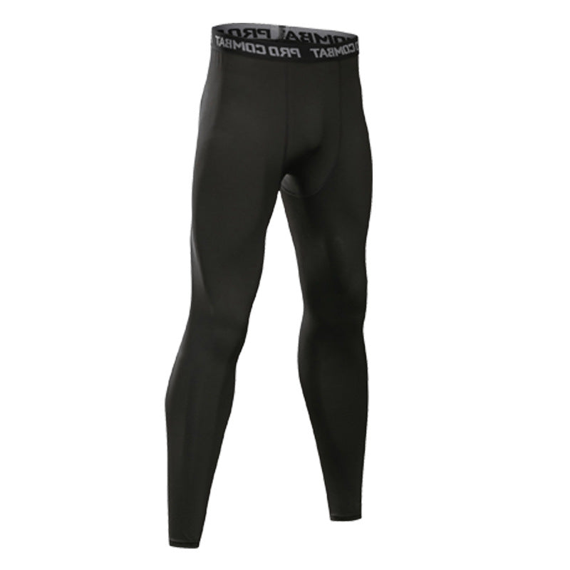 Shop Men Leggings Compression Pants Fitness Sports Running Quick Dry Leggings Tights Breathable Skinny Trousers Sportswear Male