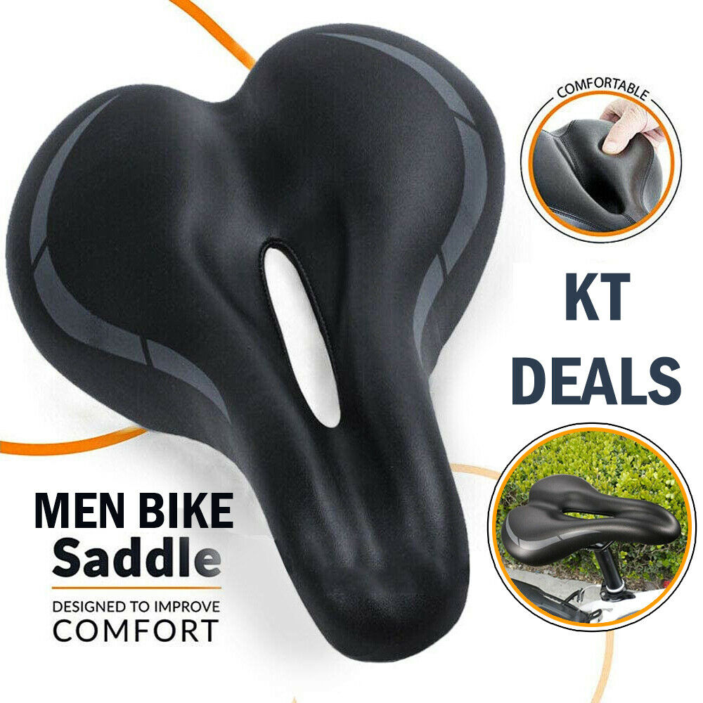 Shop Universal Bike Seat Padded Bicycle Saddle Exercise Outdoor Mountain Road Bikes