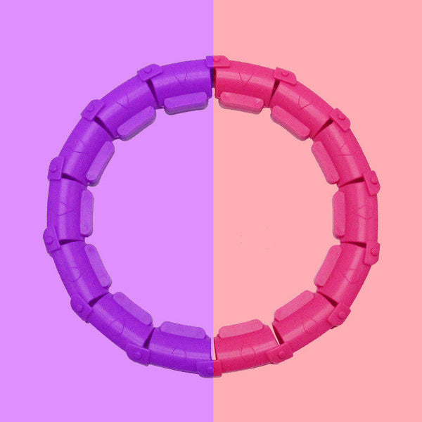   "Effortlessly tone your waist with our adjustable smart fitness hoop!  This hoop is Ideal for core strengthening   