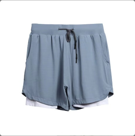 Shop Quick Dry 2 In 1 Gym Shorts Breathable