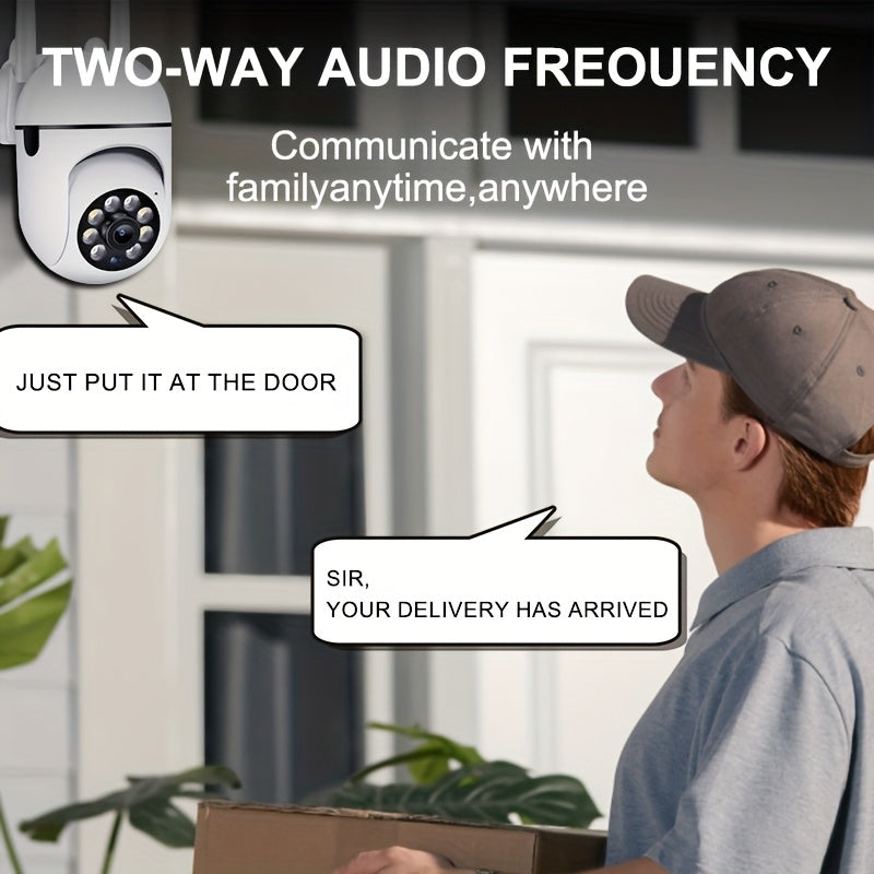 Shop Outdoor Camera Set, Wireless 2.4G Anti-interference, Motion Tracking & Remote Viewing Via App