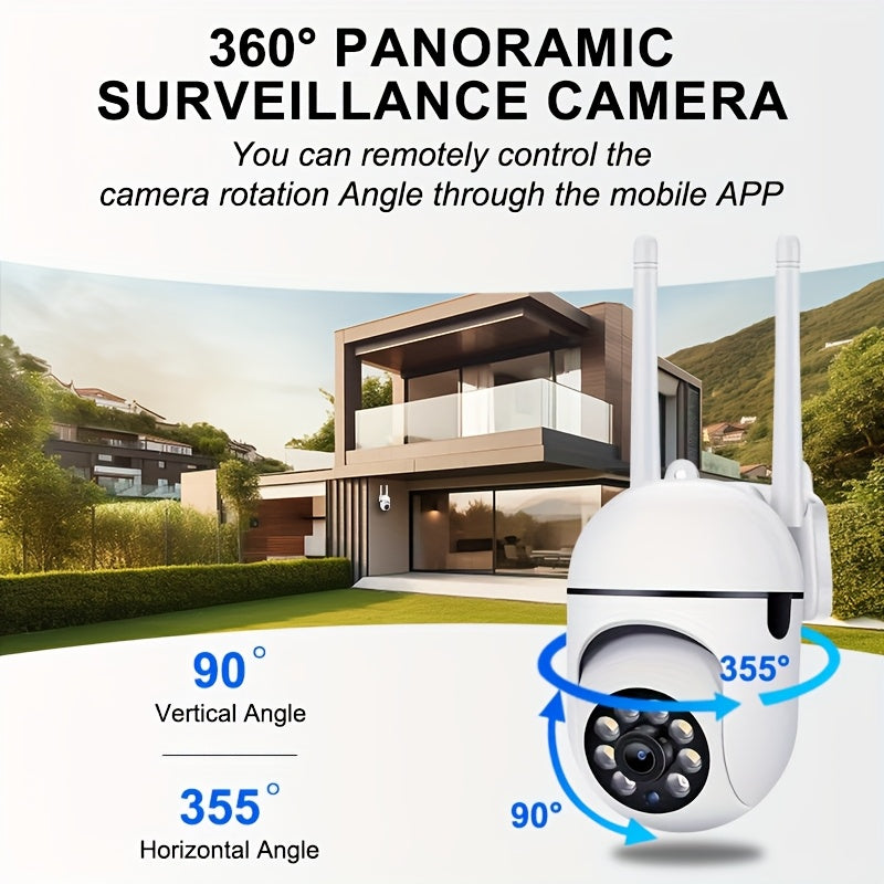 Shop Outdoor Camera Set, Wireless 2.4G Anti-interference, Motion Tracking & Remote Viewing Via App