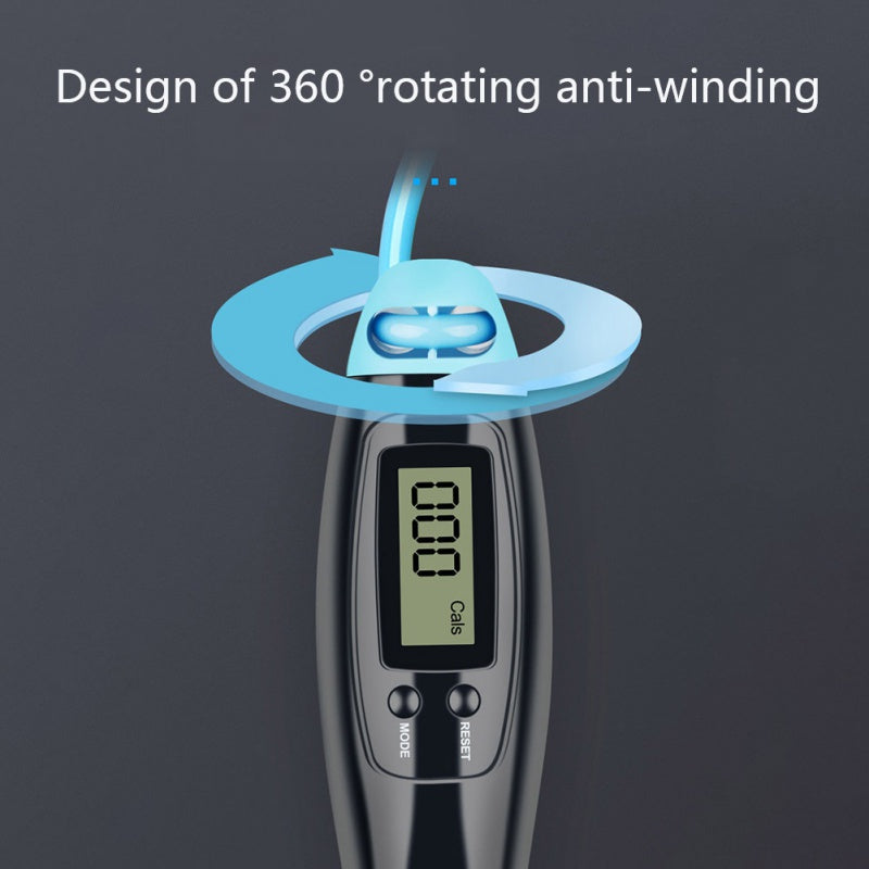 Shop Smart Electronic Digital wireless Skip Rope Calorie Consumption Fitness Body Building Exercise Jumping Rope