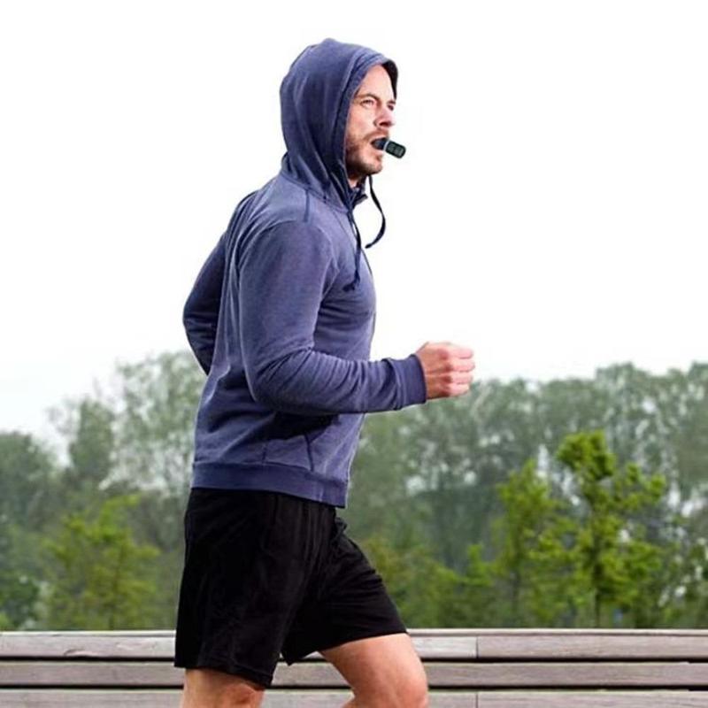 Shop Breathing Trainer Respirator Fitness Equipment Exercise Lung Face Mouthpiece For Household Healthy Care Accessories