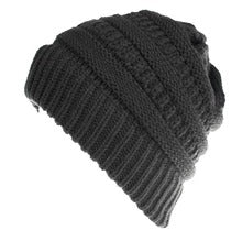 Shop Mixed Color Knitted Wool Hat Ladies Non-labeled Ponytail Hat