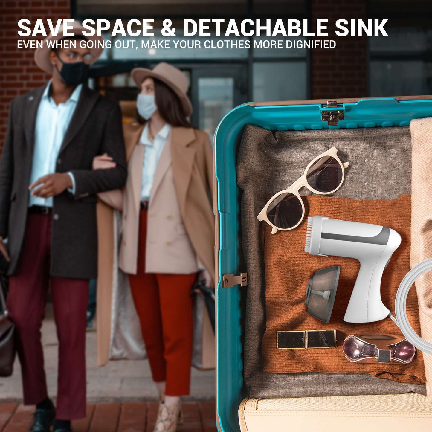 Shop Clothes Steamer For Travel And Home Use For Clothes Cleaning And Ironing