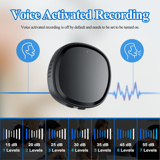 Shop Digital Voice Recorder Voice Activated  For Lectures Meetings, 3-in-1 Portable Recorder