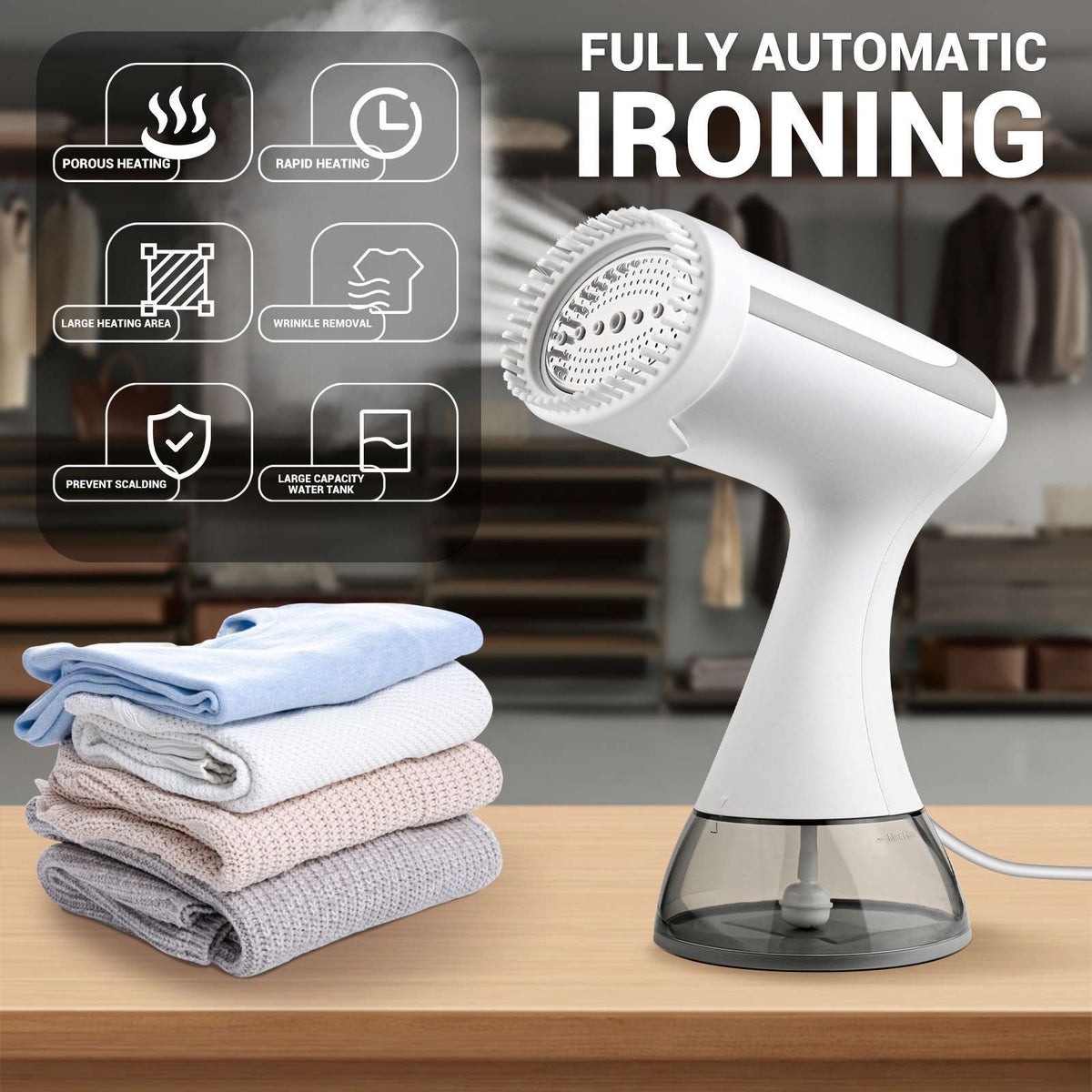 Shop Clothes Steamer For Travel And Home Use For Clothes Cleaning And Ironing