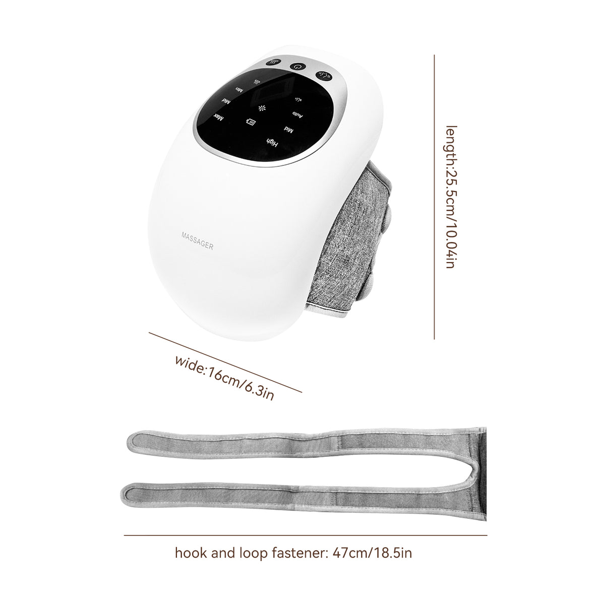 Shop Wireless Knee Massager With LED, Heat & Vibration Pain Relief & Portable