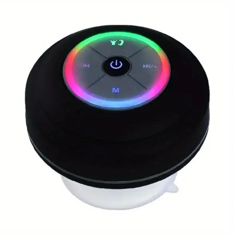 Shop Wireless Speaker In The Bathroom - Audio, USB Charging Button Control, With Suction Cup, Secure Installation - Wireless Connection