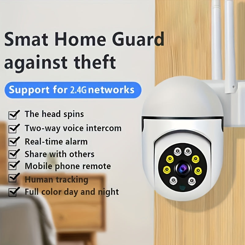 Shop Outdoor Camera Set, Wireless 2.4G Anti-interference, Motion Tracking & Remote Viewing Via App