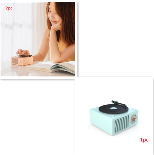 Shop Wireless mini portable retro phonograph Bluetooth-compatible speaker