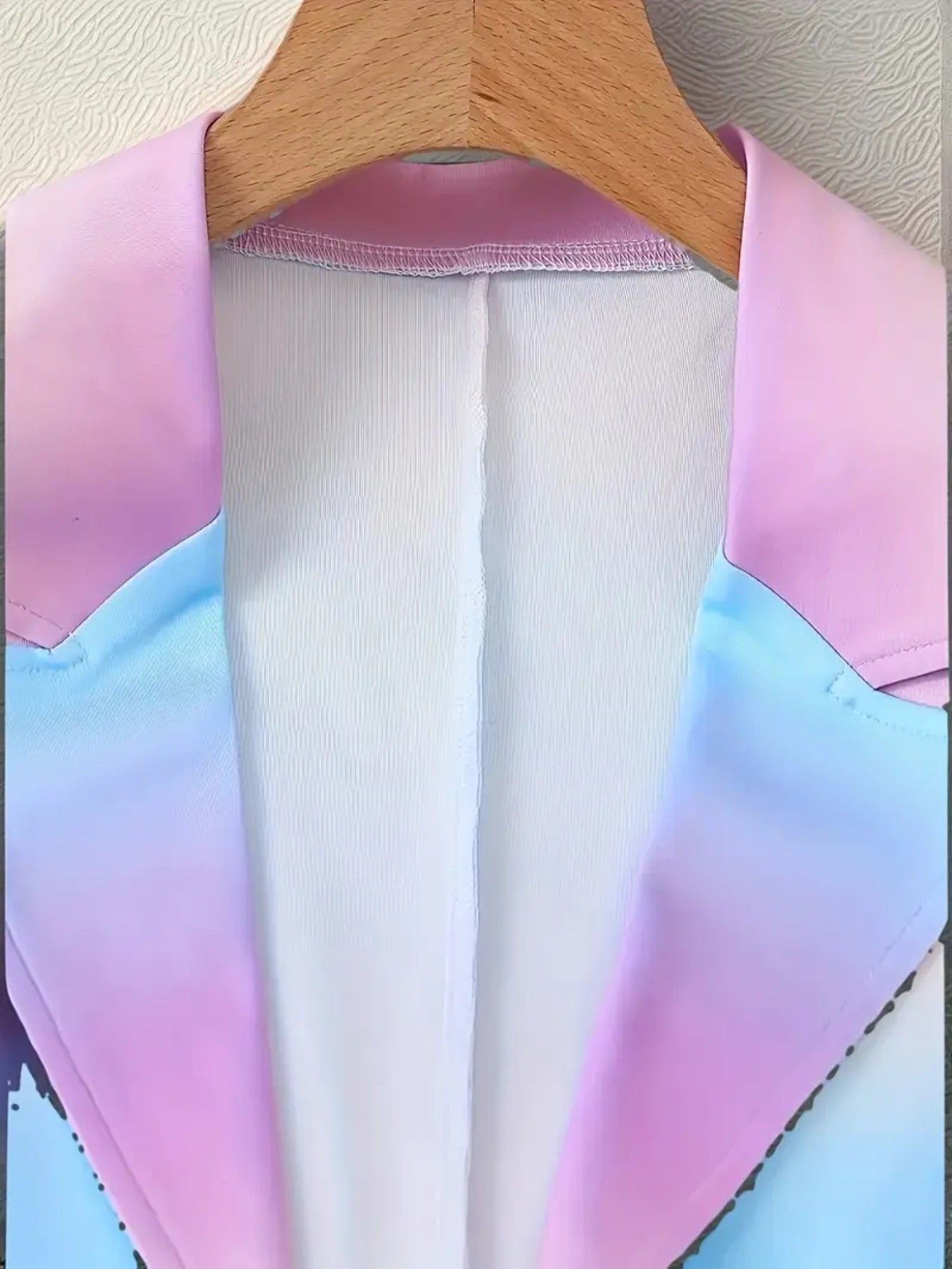 Shop Gradient Color Women’s,Double Breasted Leader Suit Jacket And Pants