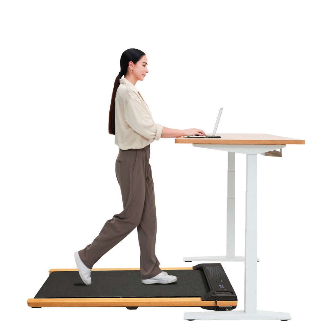 Shop 6 Incline Treadmill, Under Desk For Home Office Upright Stand, 1HP Portable Treadmill With 220 Lbs Capacity  LED Display