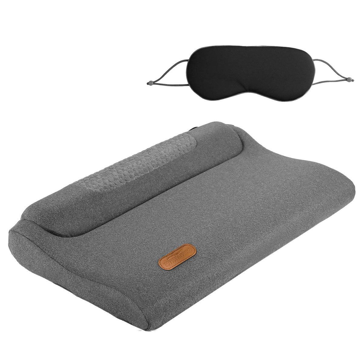 Shop Neck Massager Pillow Ergonomic Massager Memory Foam Pillow With 3 Level Heating 3 Intensity Vibration 30 Min Timer For Neck Back Shoulder Pain Relief