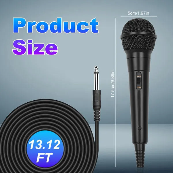Shop Handheld Wired Microphone Dynamic Vocal Mic With Professional Studio & Live Performance