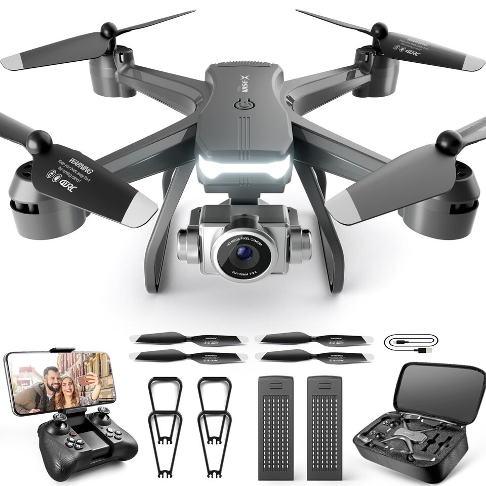 Shop 4DRC V14 Professional Drone 6K HD Dual Camera Wifi FPV Portable RC Quadcopter 2 BATTERY,Drones Suitable For Adults & Beginners