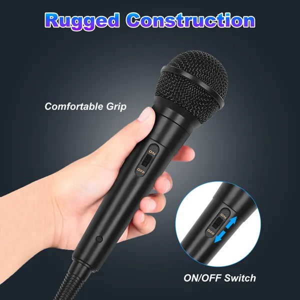Shop Handheld Wired Microphone Dynamic Vocal Mic With Professional Studio & Live Performance