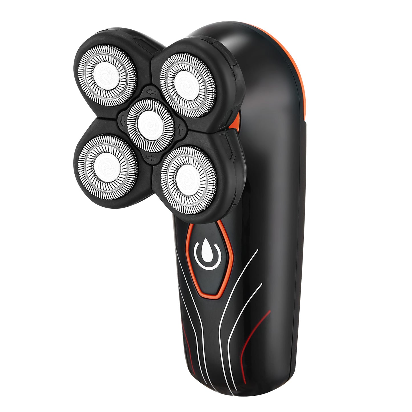 Shop Electric  Razor IPX7 Waterproof Wet & Dry 5 Floating Head  Rechargeable