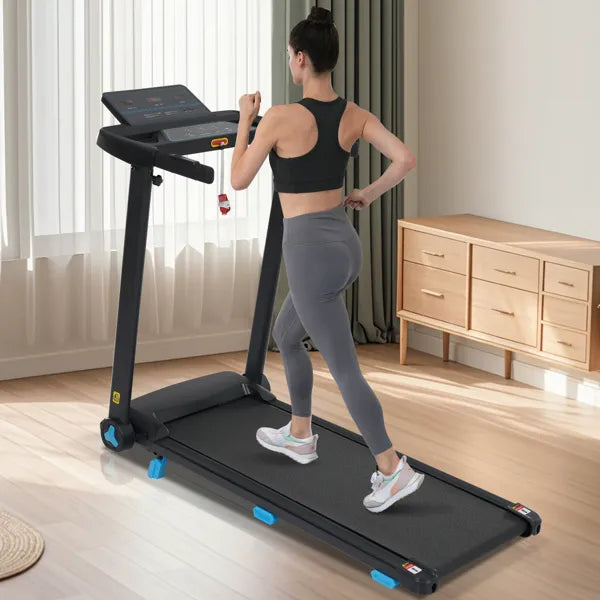 Shop Treadmill With Incline, Quiet Foldable For Home, Heart Rate Sensors,Type C & USB Charge Station, Bluetooth