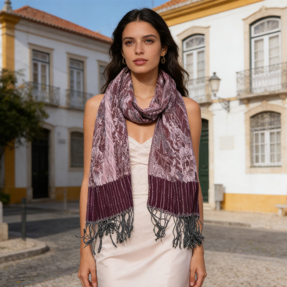 Shop Two Piece Glamorous Scarf Versatile For Work or Evening Wear.
