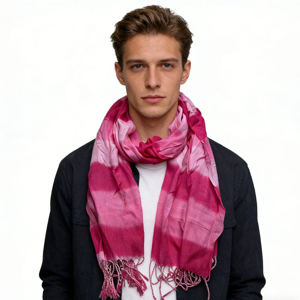 Shop 2pcs Vibrant Daily Scarf,Hot Abstract Design Printed Scarf,Office Appropriate For Women Men