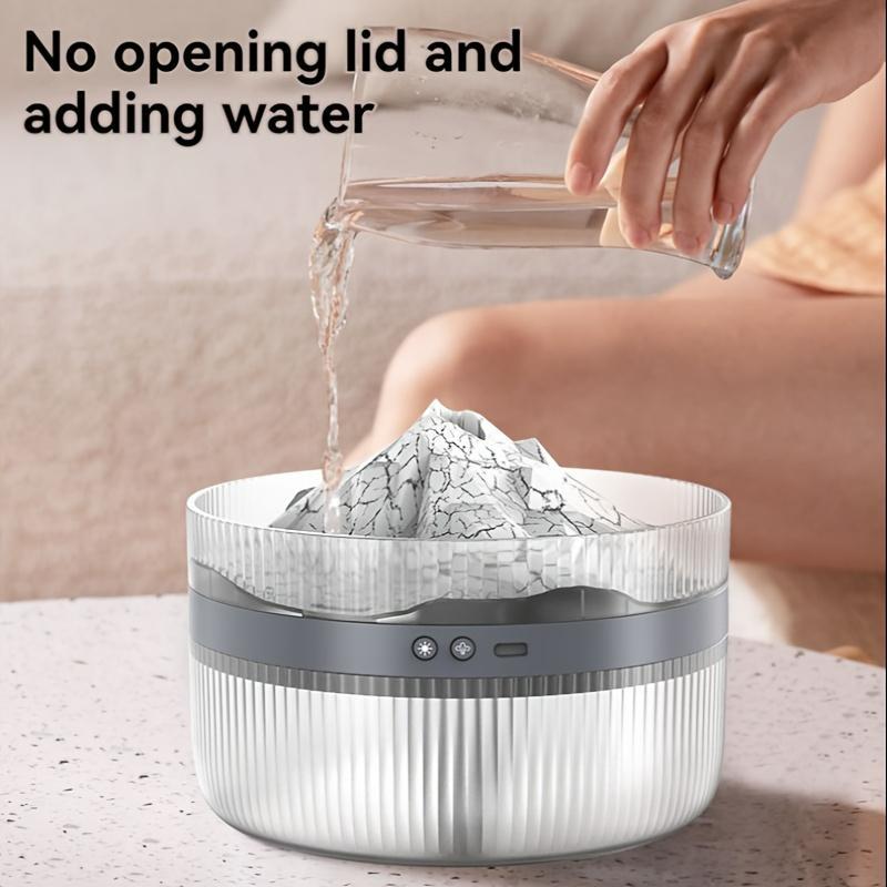 Shop  Color LED Mood Simulation Volcano Flame Light Humidifier Aromatherapy Diffuser For Bedroom, Office, Living Room
