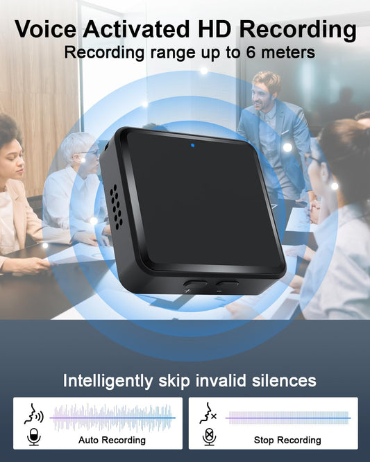 Shop Magnetic Digital Voice Recorder With AI-Triple Noise Reduction, Compatible With Smart Cell Phone For Meetings,Interviews