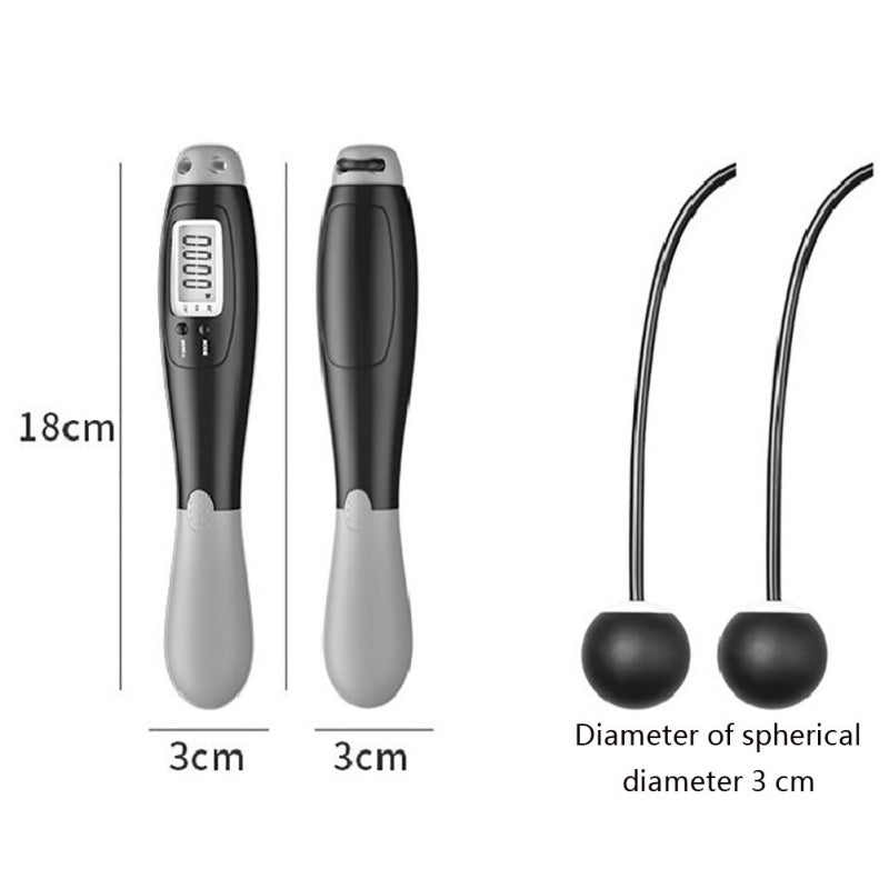 Shop Smart Electronic Digital wireless Skip Rope Calorie Consumption Fitness Body Building Exercise Jumping Rope