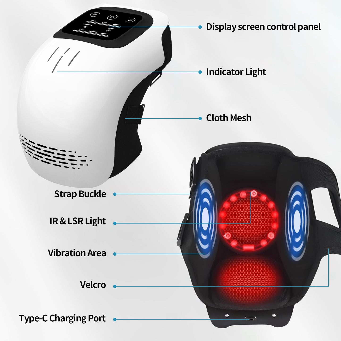 Shop Intelligent Knee Massager Electric Knee Physiotherapy