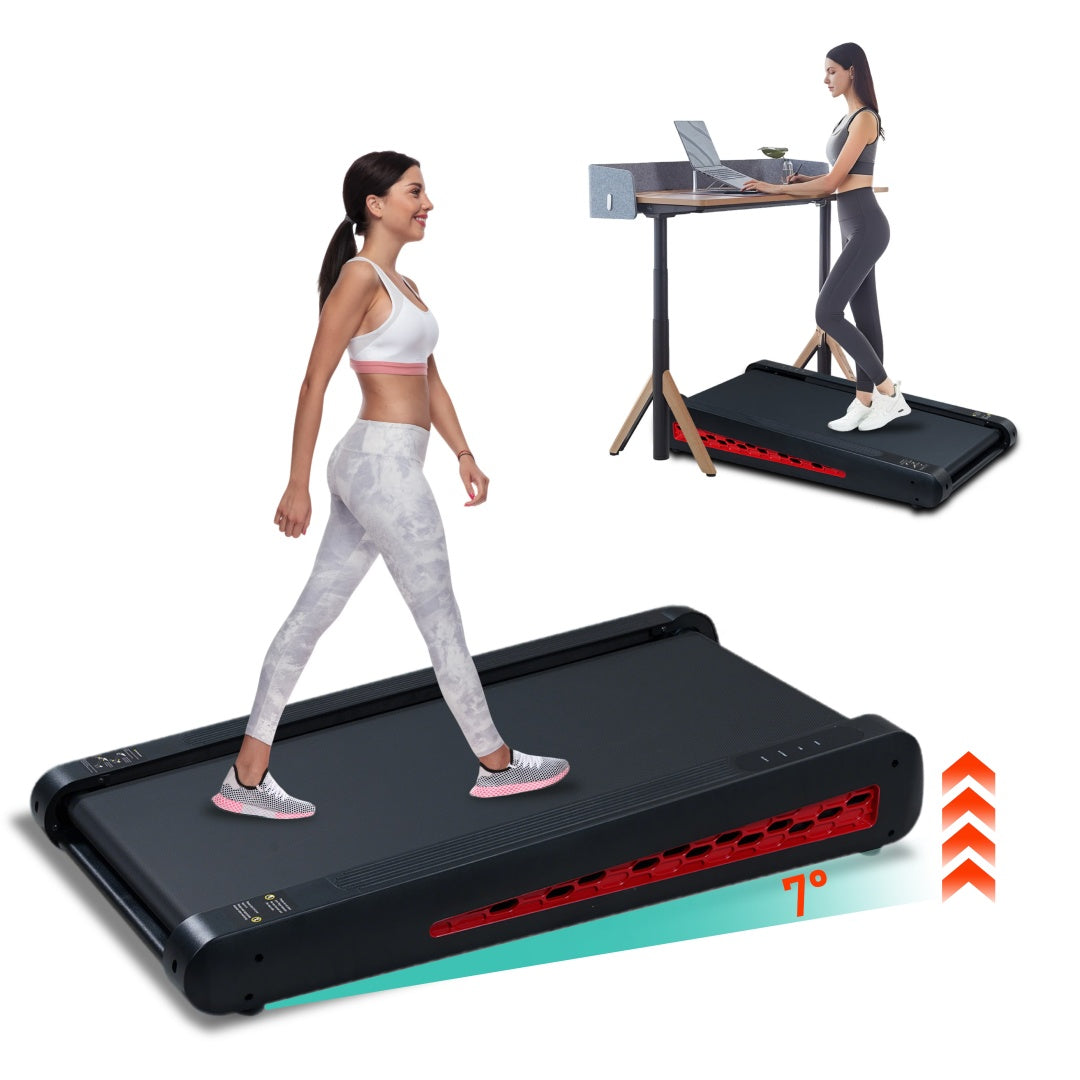 Shop 7 Incline Walking Pad Under Desk Treadmill, For Home Office, Upright Stand, 220 Lbs Capacity LED Display