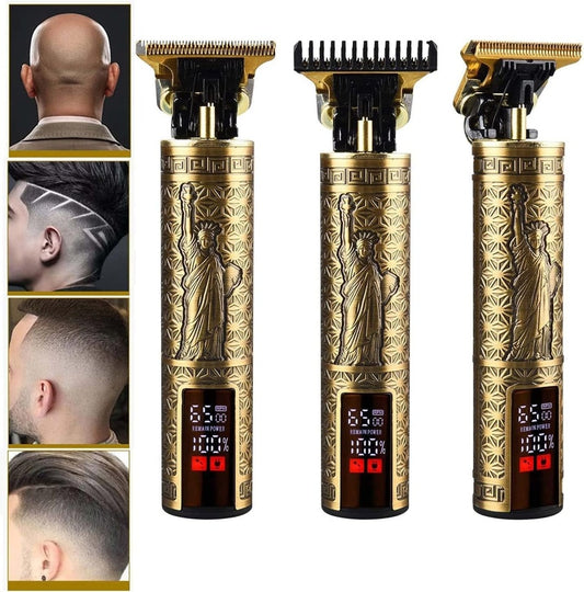 Shop Beard Trimmer Hair Razor Cordless Hair Cutting Machine For Men USB Rechargeable 1 PCS