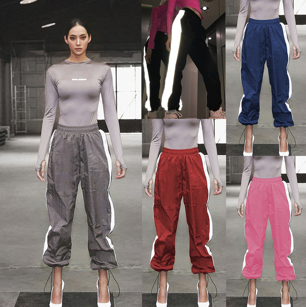 Shop Women's Bungee Pants Running Fitness Casual Pants