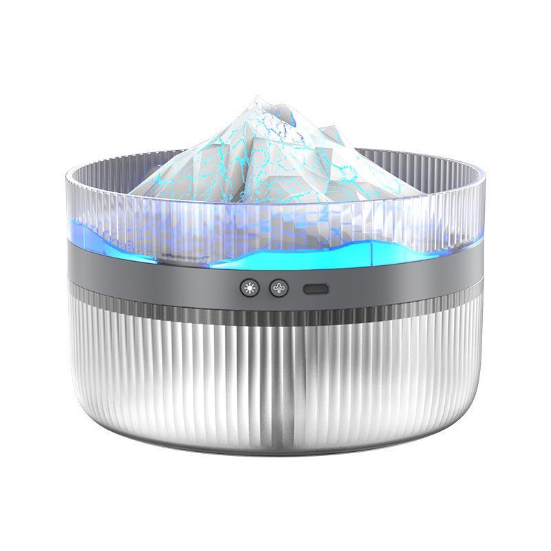 Shop  Color LED Mood Simulation Volcano Flame Light Humidifier Aromatherapy Diffuser For Bedroom, Office, Living Room