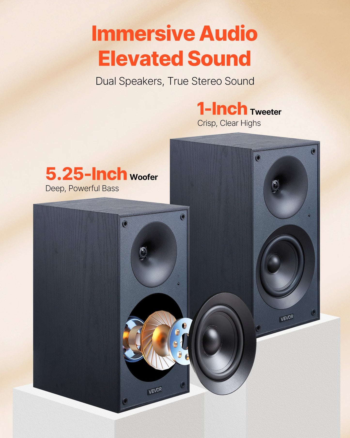 Shop Active Powered Studio Monitor Speakers 25W X2 Bluetooth Coaxial Stereo