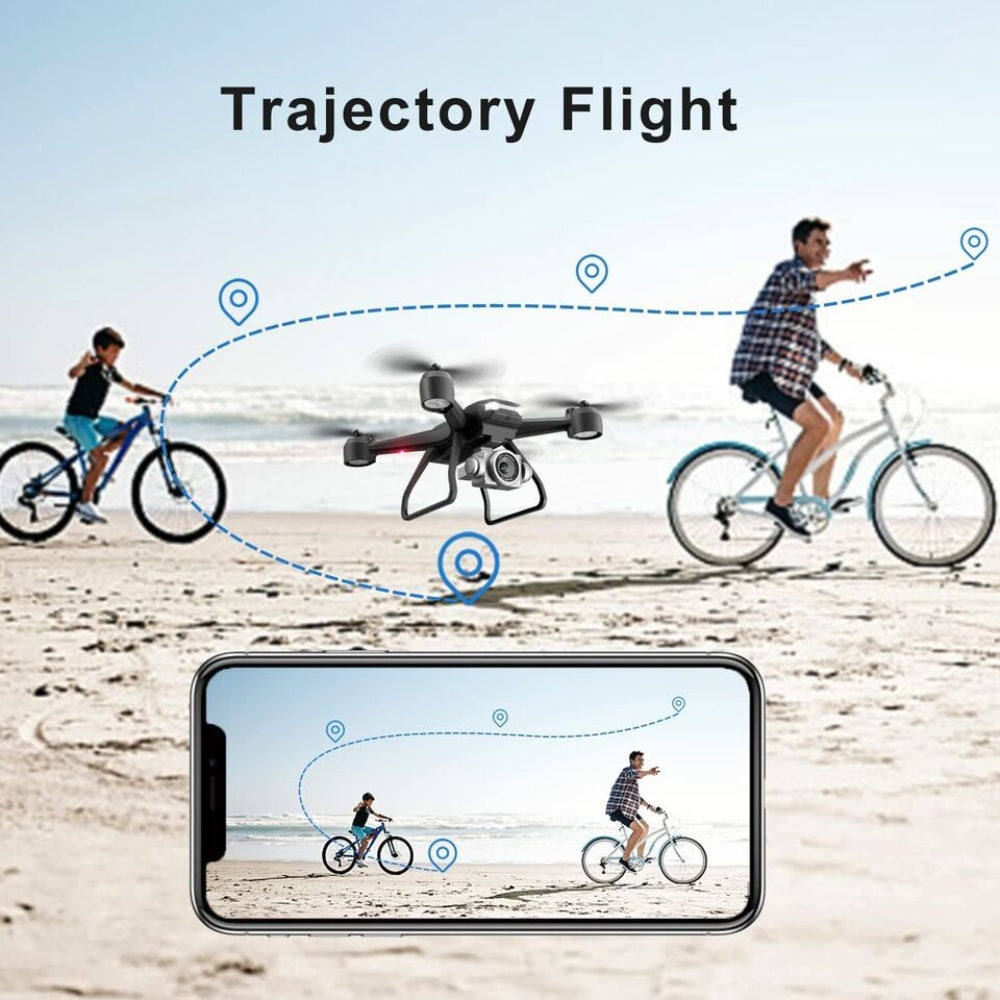 Shop 4DRC V14 Professional Drone 6K HD Dual Camera Wifi FPV Portable RC Quadcopter 2 BATTERY,Drones Suitable For Adults & Beginners