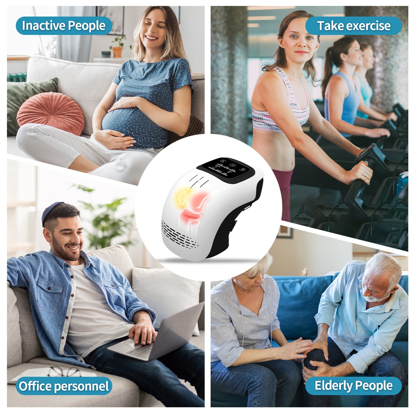 Shop Intelligent Knee Massager Electric Knee Physiotherapy