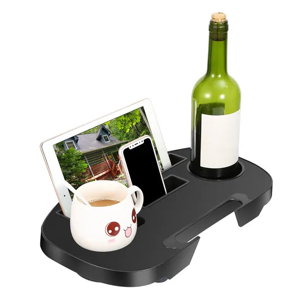 Shop Zero Gravity Chair Cup Holder Clip On Side Tray W/Beverage Can Mobile Devices Slots