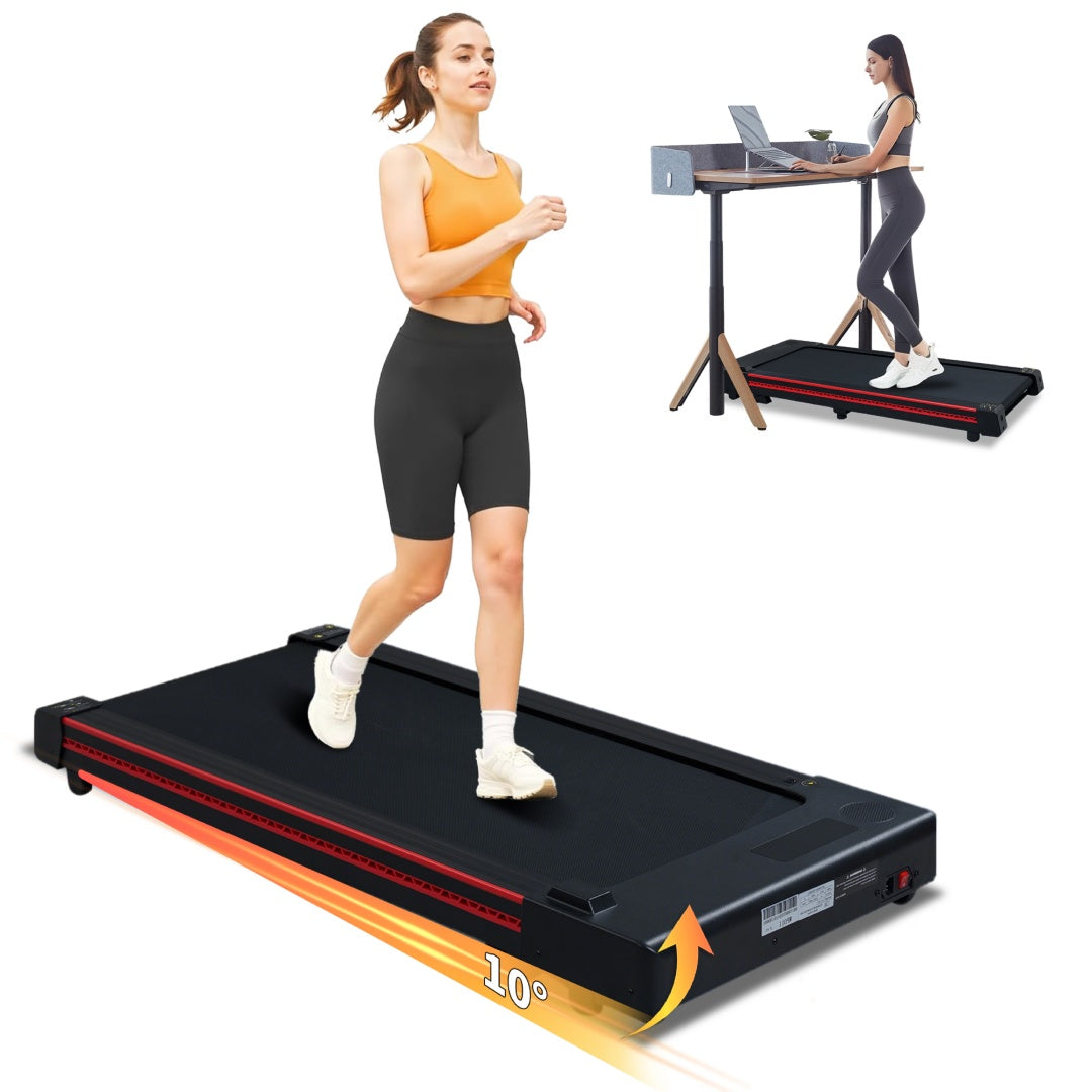Shop Treadmill With 10 Incline, Remote Control For Home Office, 264 Lb Capacity, LED Display