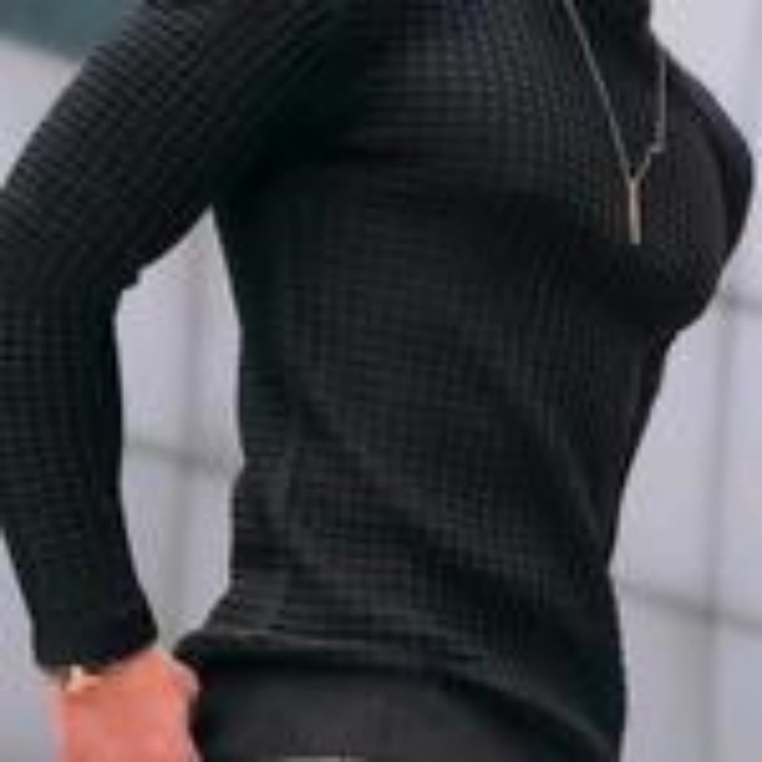 Shop Jacquard Round Neck Hoodie For Men And Women