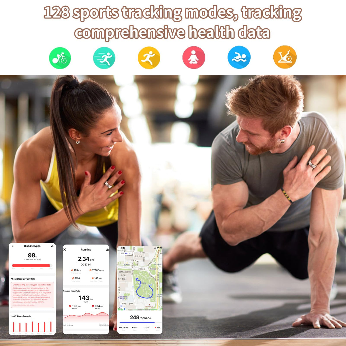 Shop Smart Ring For Women, Health & Fitness Tracker
