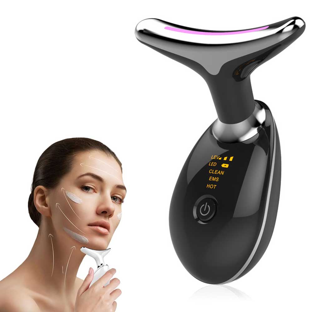 Shop Neck Face Massager Face Sculpting Tool 3 Colour Modes And Vibration For Facial Massager For Double Chin
