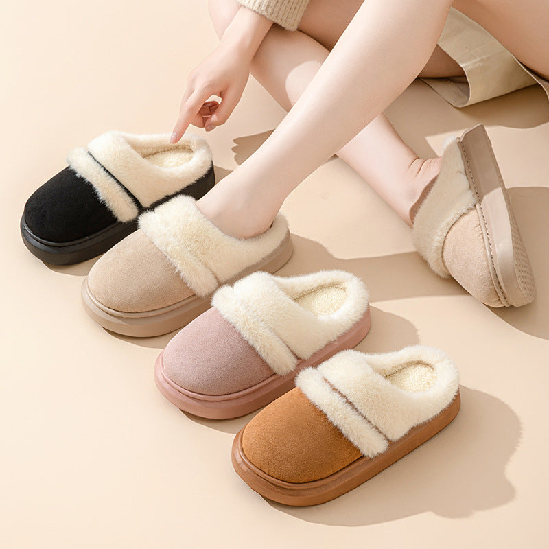 Shop Fashion Warm Cotton Slippers For Women