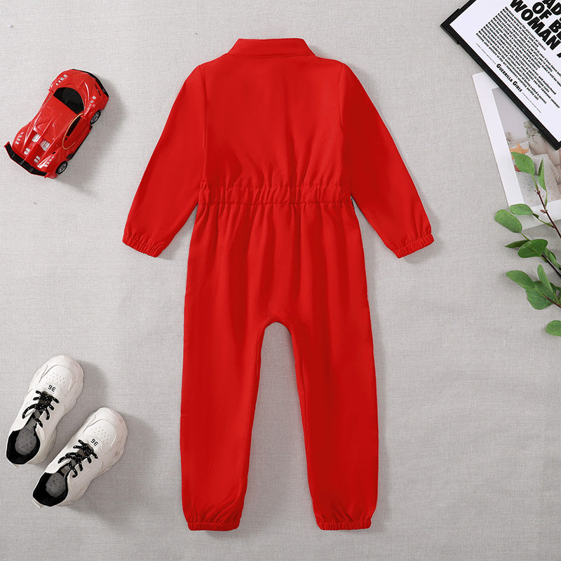 Shop Toddler Girls Boys Racing Driver Jumpsuit