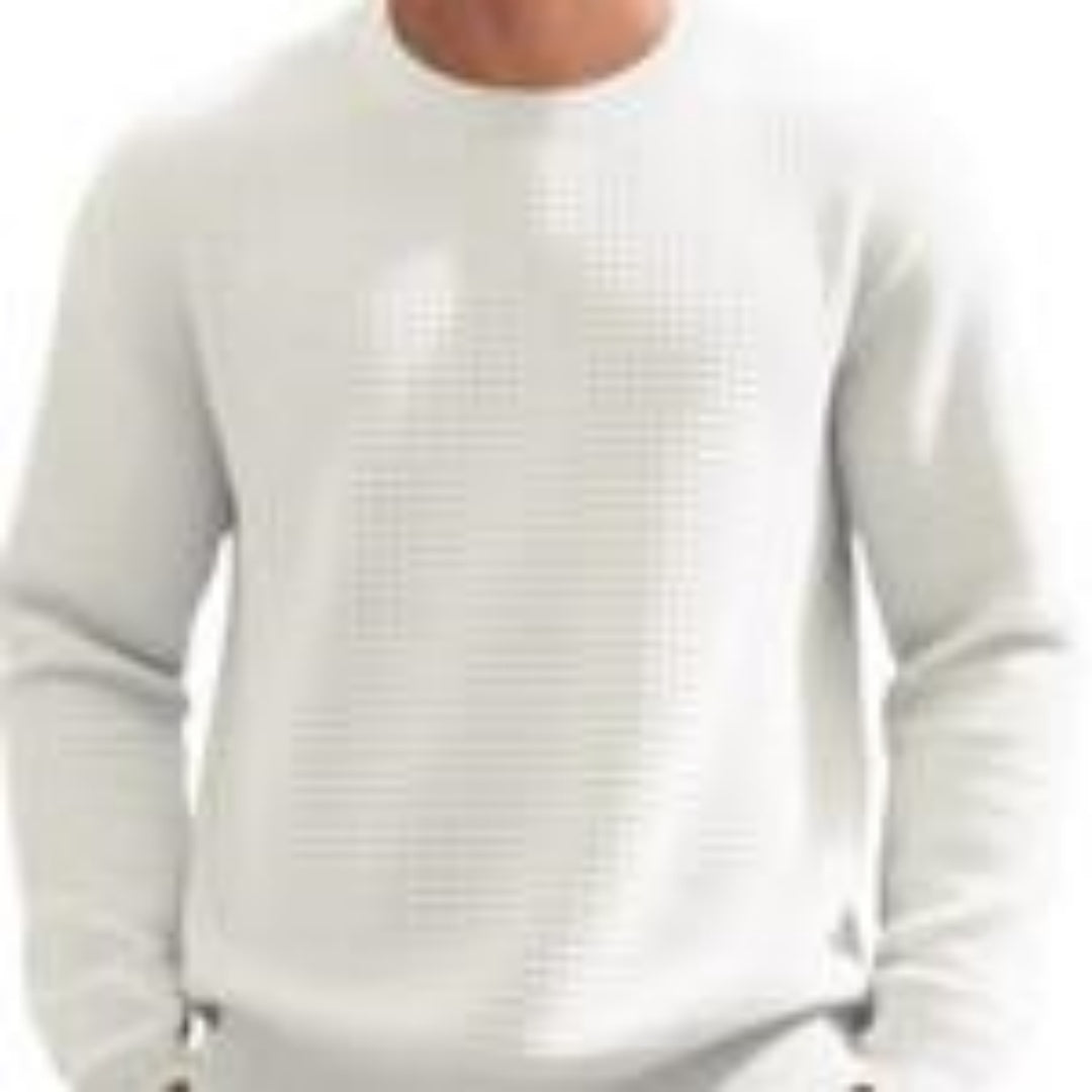 Shop Jacquard Round Neck Hoodie For Men And Women