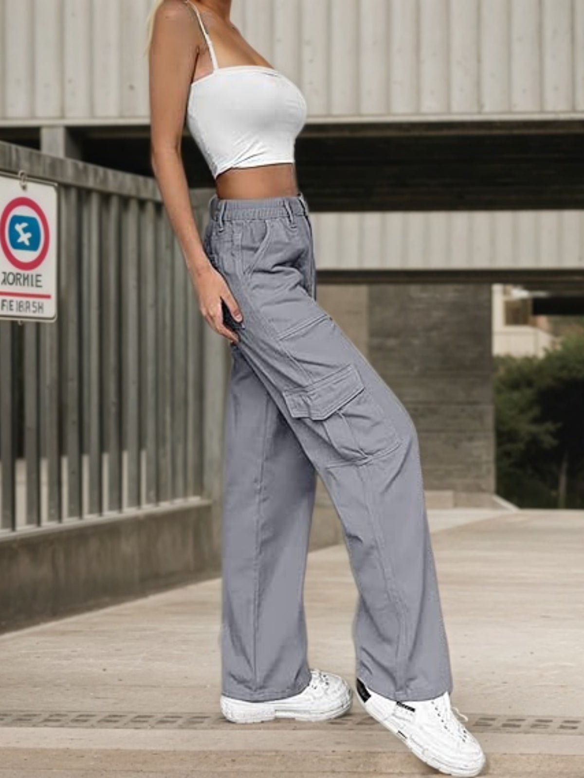 Shop New Women's Fashion Work Pants High Waisted
