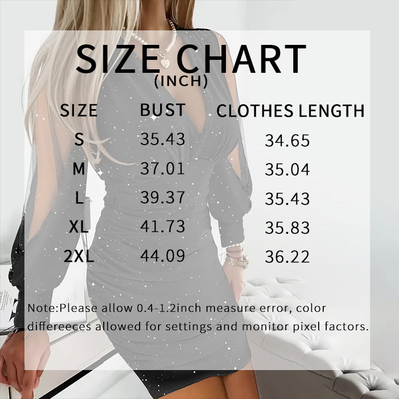 Mesh Long Sleeve BodyCon Dress